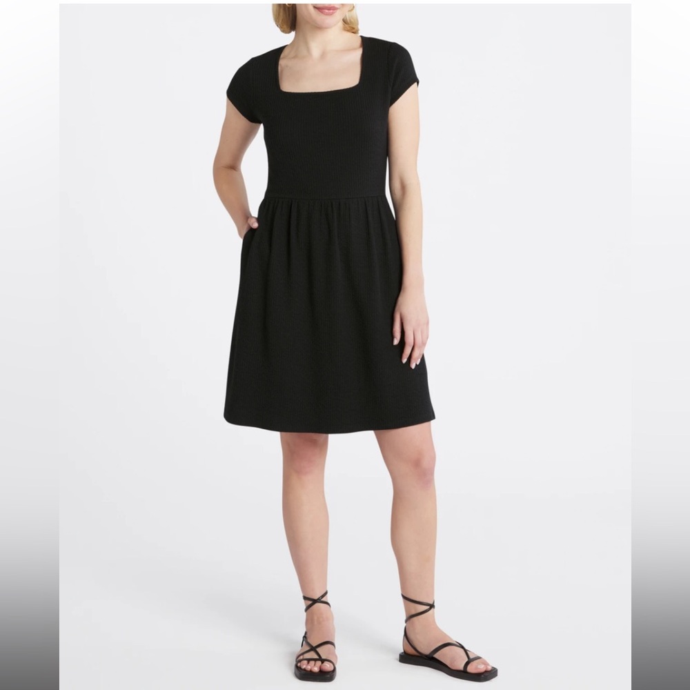 Claudia Square Neck Dress-NWT